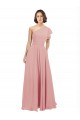 Sleeveless Bliss Pink A-Line One Shoulder Bridesmaid Dress / Evening Dress Maidstone