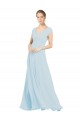 Sleeveless Sea Glass A-Line V-Neck Bridesmaid Dress Maidstone