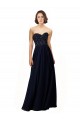 Sleeveless Dark Navy Sheath Sweetheart Bridesmaid Dress / Formal Dress Maidstone