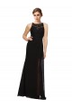 Sleeveless Black Sheath High Neck Bridesmaid Dress Maidstone
