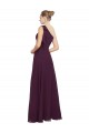 Sleeveless Grape A-Line One Shoulder Bridesmaid Dresses Maidstone