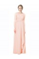 Sleeveless V-Back A-Line V-Neck Wedding Party Dress Maidstone
