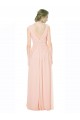 Sleeveless V-Back A-Line V-Neck Wedding Party Dress Maidstone