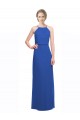 Sleeveless Blue Low Back A-Line Spaghetti Straps Bridesmaid Dress Maidstone