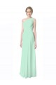 Sleeveless Mint Green A-Line One Shoulder Bridesmaid Dress Maidstone
