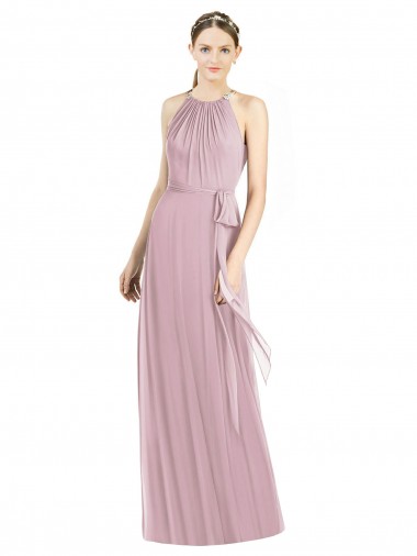 Sleeveless Primrose A-Line Halter Neck Bridesmaid Dress Maidstone