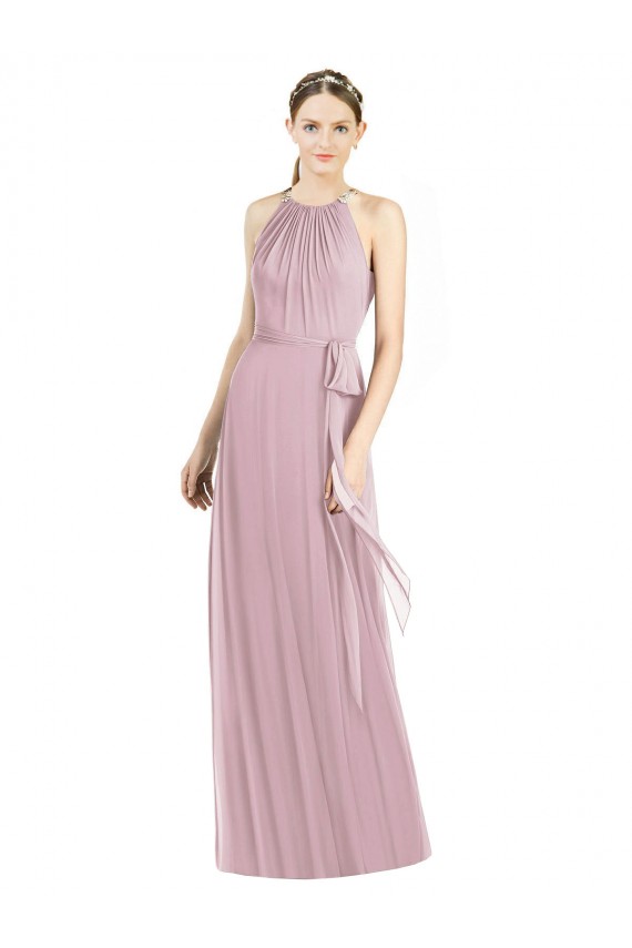 Sleeveless Primrose A-Line Halter Neck Bridesmaid Dress Maidstone
