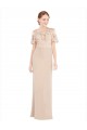 Sleeveless Champagne A-Line Off the Shoulder Prom Dress / Bridesmaid Dress Maidstone