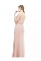 Sleeveless Bliss Pink Mermaid Boat Neck Bridesmaid Dress Maidstone