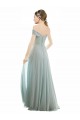 Cap Sleeves Sea Glass A-Line Off the Shoulder Bridesmaid Dress Maidstone