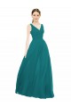 Sleeveless Hunter A-Line V-Neck Bridesmaid Gowns Maidstone