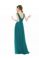 Sleeveless Hunter A-Line V-Neck Bridesmaid Gowns Maidstone