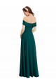 Cap Sleeves Hunter A-Line Off the Shoulder Bridesmaid Dress Maidstone