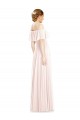 Sleeveless Pink A-Line Off the Shoulder Formal Bridesmaid Dress Maidstone