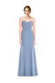 Sleeveless Dusty Blue Mermaid Sweetheart Bridesmaid Dress Maidstone