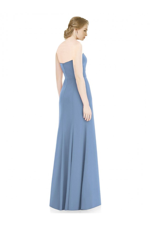 Sleeveless Dusty Blue Mermaid Sweetheart Bridesmaid Dress Maidstone