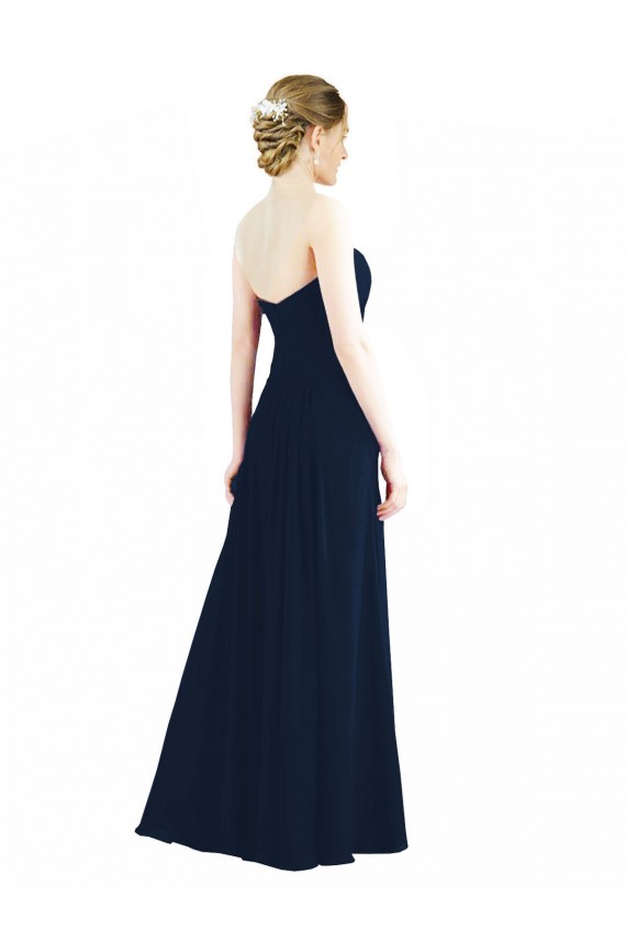 Sleeveless Smoke Green A-Line Sweetheart Bridesmaid Dress Maidstone