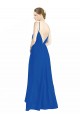 Sleeveless Royal Blue Open Back A-Line Spaghetti Straps Bridesmaid Dress Maidstone