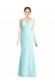 Sleeveless Waterfall Mermaid V-Neck Bridesmaid Dress Maidstone