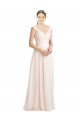Sleeveless Cream Pink Open Back A-Line Sweetheart Bridesmaid Dress Maidstone