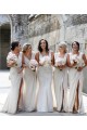 Sleeveless Champagne Low Back A-Line V-Neck Bridesmaid Dress Maidstone