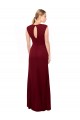 Sleeveless Burgundy Keyhole Back Mermaid V-Neck Prom Dress / Bridesmaid Dress Maidstone