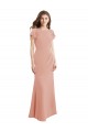 Sleeveless Bliss Pink Low Back Mermaid Boat Neck Prom Dress / Bridesmaid Dress Maidstone