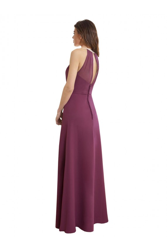 Sleeveless Keyhole Back A-Line Sweetheart Bridesmaid Dress / Evening Gowns Maidstone