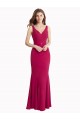 Sleeveless Red V-Back Mermaid V-Neck Prom Dress / Bridesmaid Dress Maidstone