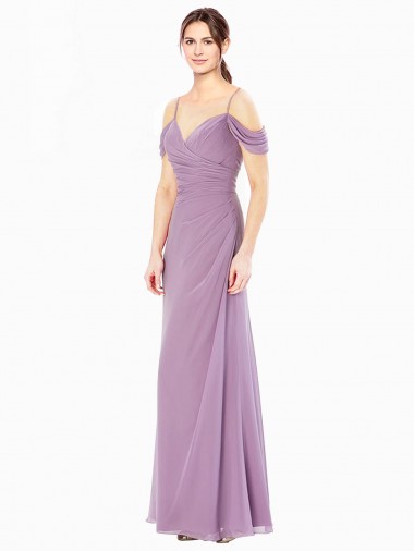 Sleeveless Sheath Off the Shoulder Bridesmaid Dress / Formal Dress Maidstone