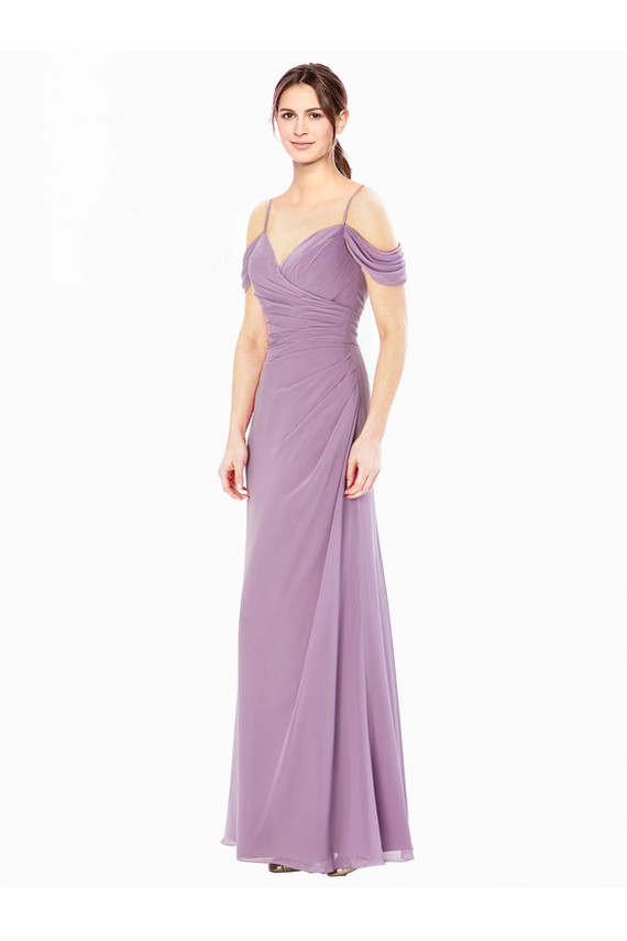 Sleeveless Sheath Off the Shoulder Bridesmaid Dress / Formal Dress Maidstone
