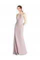 Sleeveless Open Back Sheath Halter Neck Bridesmaid Dress Maidstone