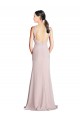 Sleeveless Open Back Sheath Halter Neck Bridesmaid Dress Maidstone