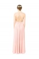 Sleeveless Pink Open Back A-Line Halter Neck Formal Dress / Bridesmaid Dress Maidstone