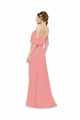 Sleeveless Watermelon A-Line Off the Shoulder Bridesmaid Dress Maidstone