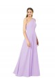 Sleeveless Lilac Sheath One Shoulder Formal Evening Gown / Bridesmaid Dress Maidstone