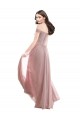 Cap Sleeves Pink A-Line Off the Shoulder Bridesmaid Dress Maidstone