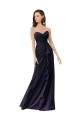 Sleeveless Dark Navy Sheath Sweetheart Bridesmaid Dress Maidstone