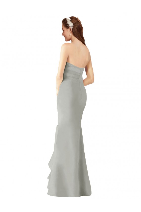 Sleeveless Dark Navy Sheath Sweetheart Bridesmaid Dress Maidstone