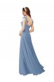 Cap Sleeves Pink A-Line V-Neck Bridesmaid Dress Maidstone