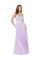 Sleeveless Lilac A-Line Spaghetti Straps Bridesmaid Gown Maidstone