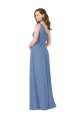 Sleeveless Windsor Blue Sheath One Shoulder Bridesmaid Dress Maidstone