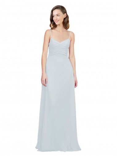 Sleeveless Frost A-Line Spaghetti Straps Bridesmaid Dress Maidstone