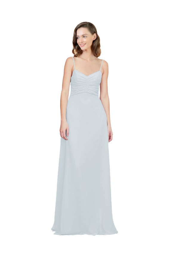 Sleeveless Frost A-Line Spaghetti Straps Bridesmaid Dress Maidstone