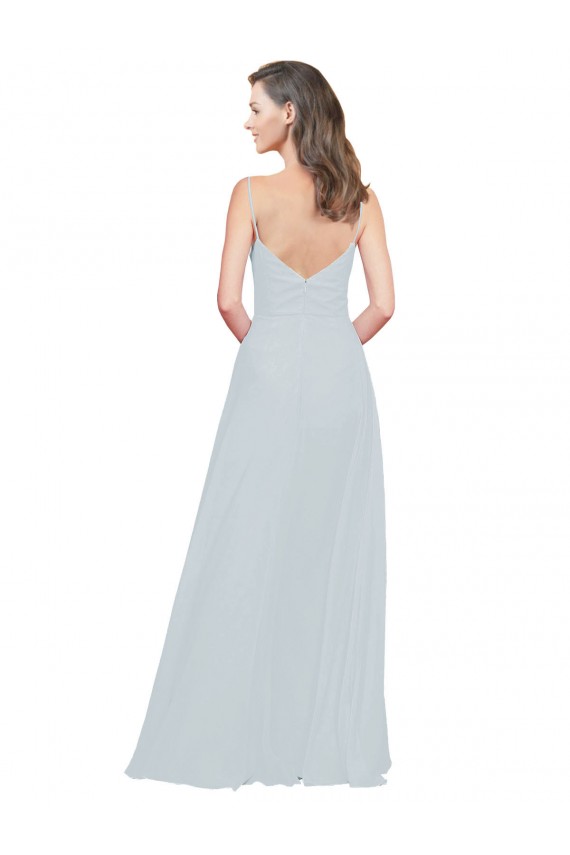 Sleeveless Frost A-Line Spaghetti Straps Bridesmaid Dress Maidstone