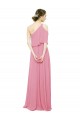 Sleeveless Skin Pink A-Line One Shoulder Bridal Party Dress Maidstone