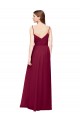 Sleeveless Grape A-Line V-Neck Bridesmaid Dress / Formal Dress Maidstone