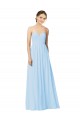 Sleeveless Light Sky Blue A-Line Sweetheart Formal Dress / Bridesmaid Dress Maidstone