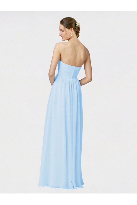 Sleeveless Light Sky Blue A-Line Sweetheart Formal Dress / Bridesmaid Dress Maidstone