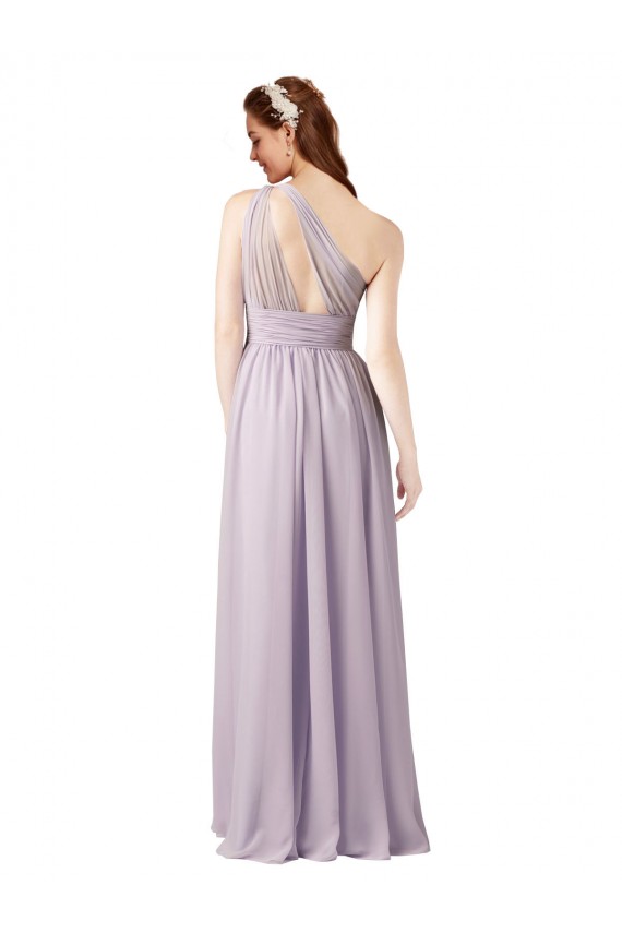 Sleeveless Grape A-Line One Shoulder Bridesmaid Dress Maidstone